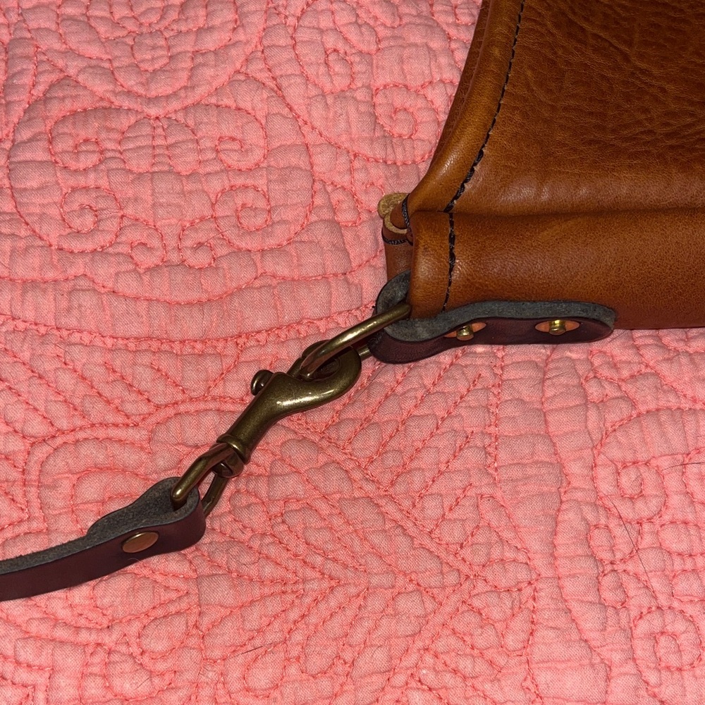 Go Forth Goods Celeste Medium Brown Saddle Leathe… - image 5